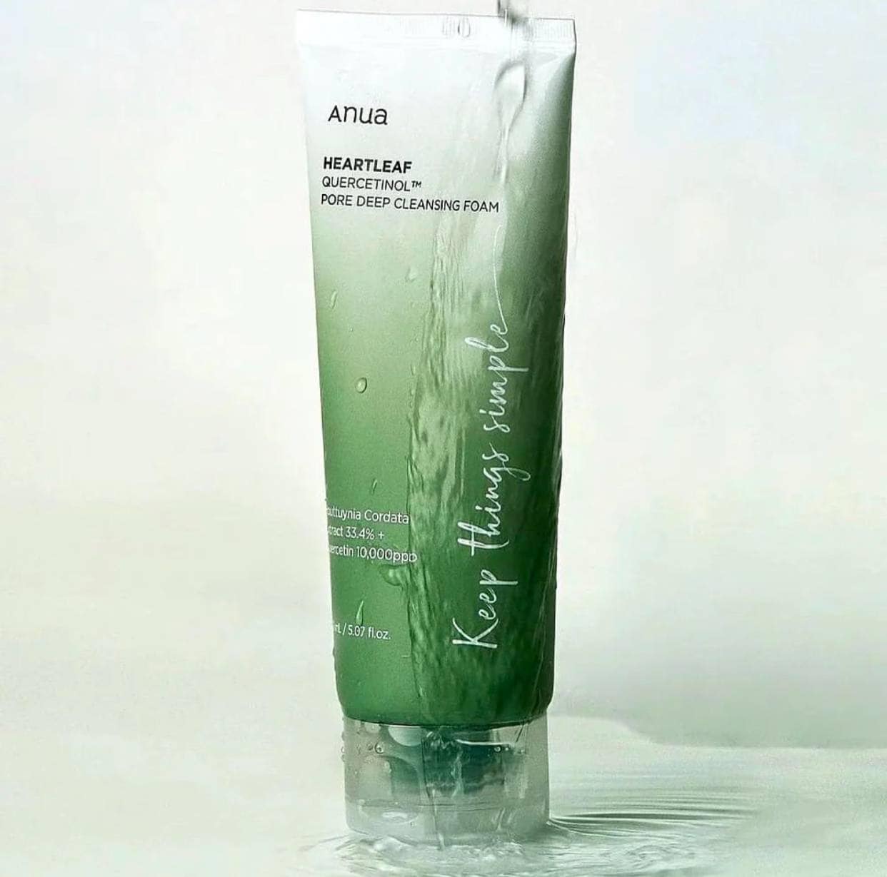 ANUA Heartleaf Quercetinol Pore Deep Cleansing Foam Size: 150ml