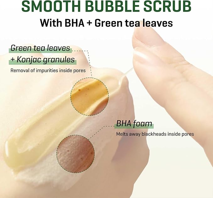 SOME BY MI Bye Bye Blackhead 30 Days Miracle Green Tea Tox Bubble Cleanser (120g)