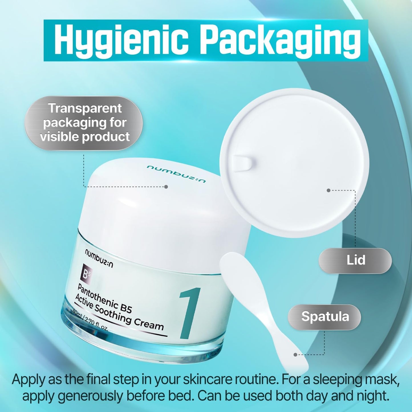 Numbuzin No.1 Pantothenic B5 Active Soothing Cream (2.70 fl oz / 80ml)