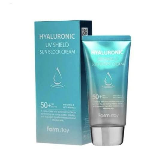 Farm Stay Hyaluronic UV Shield Sun Block Cream SPF50+ PA++++ is a sunscreen