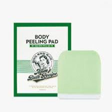 the Body Peeling Pad from Mom’s Bath Recipe, green