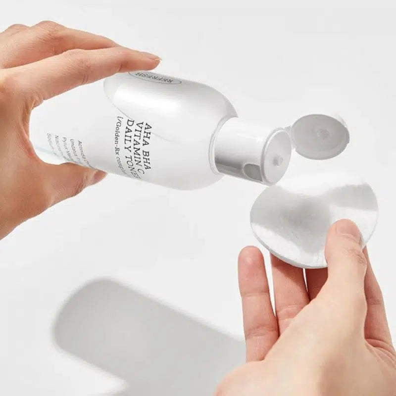 AHA & Amp BHA Exfoliating Toner with Vitamin C
