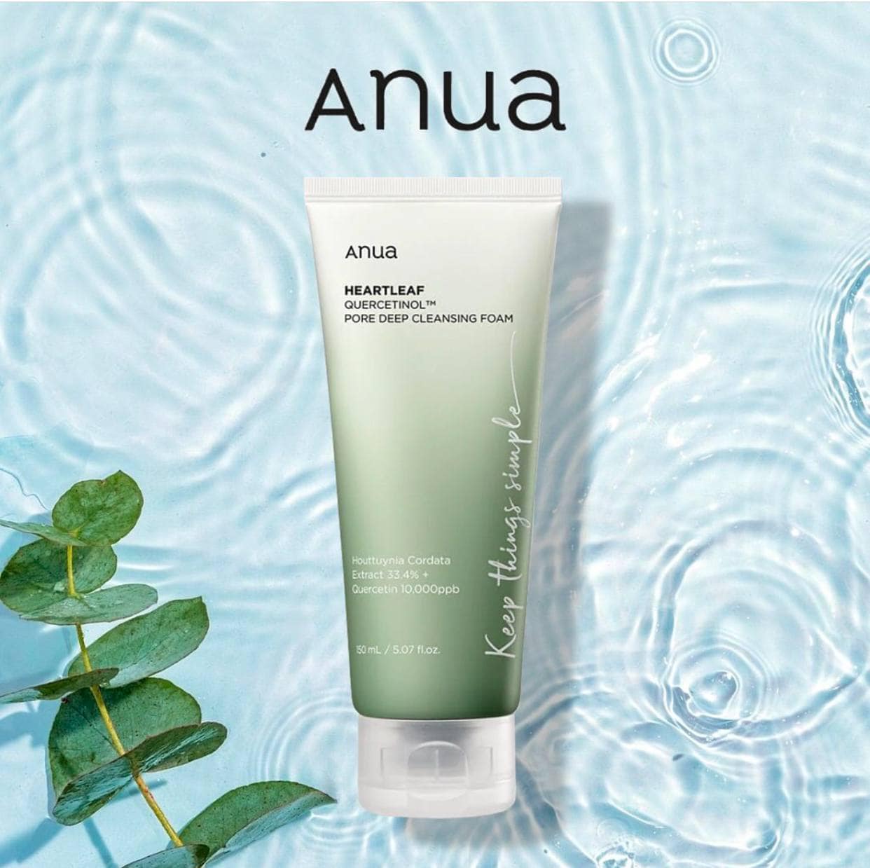 ANUA Heartleaf Quercetinol Pore Deep Cleansing Foam Size: 150ml