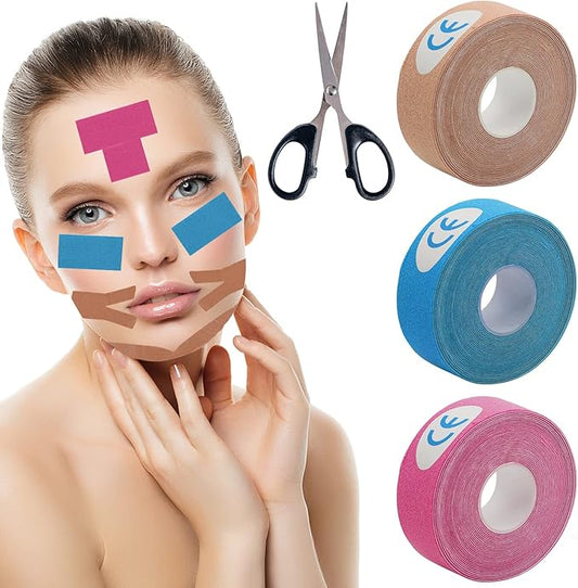 The Anti Wrinkle Face Lift Tape with Scissors – 3 Colors