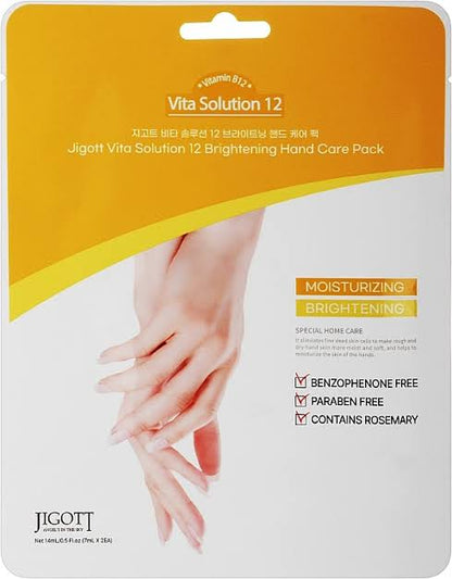 Jigott Vita Solution 12 Brightening Hand Care Pack.