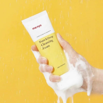 Ma:nyo (Ma:nyo Pure Cleansing Oil) ومنظف الرغوة العميق والنقي (Pure & Deep Cleansing Foam.