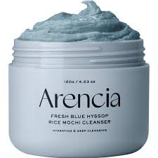 Arencia Fresh Blue Hyssop Rice Mochi Cleanser