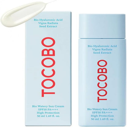The TOCOBO Bio Watery Sun Screen (blue)