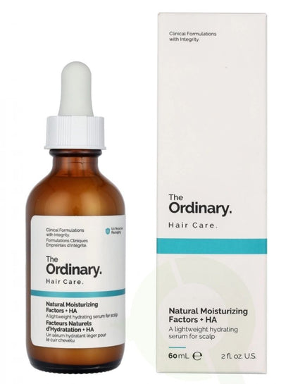 The Ordinary Natural Moisturizing Factors + HA, a scalp care product.