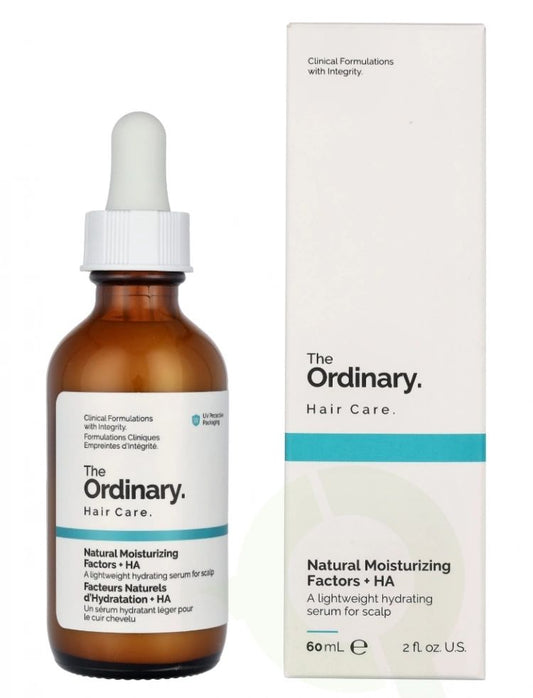 The Ordinary Natural Moisturizing Factors + HA, a scalp care product.