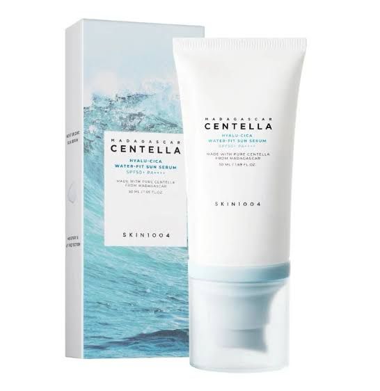 skin 1004 centella hyalu-cica water sun serum spf50+pa++++