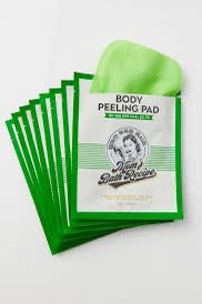 the Body Peeling Pad from Mom’s Bath Recipe, green