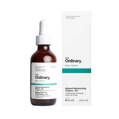 The Ordinary Natural Moisturizing Factors + HA, a scalp care product.