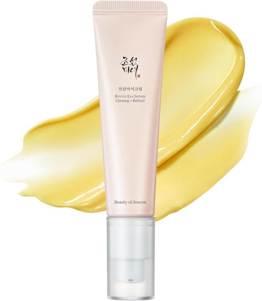 Beauty of Joseon Korean Eye Serum: Ginseng + Retinal (30ml, 1 Fl Oz, Pink)