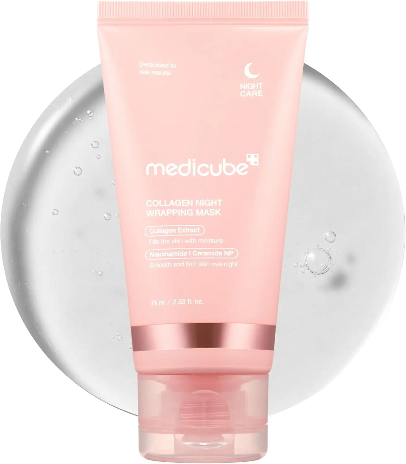 Medicube Collagen Night Wrapping Cream & Silicone Face Mask Brush